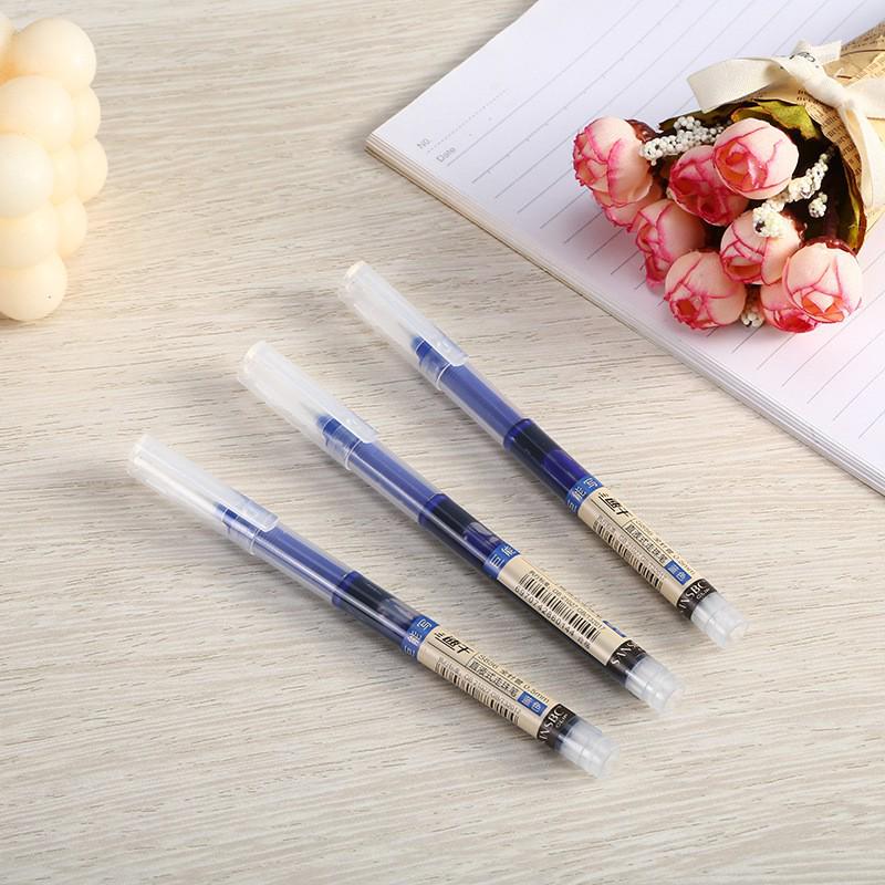 12-Color Quick-Dry Rollerball Pen Set - Large Capacity, Water-Based, Multi-Color for Students and Journaling