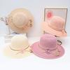 Hat Women's Summer Straw Hat Fashion Beach Hat Versatile UV Protection Sun Hat Flower Sun Protection Hat