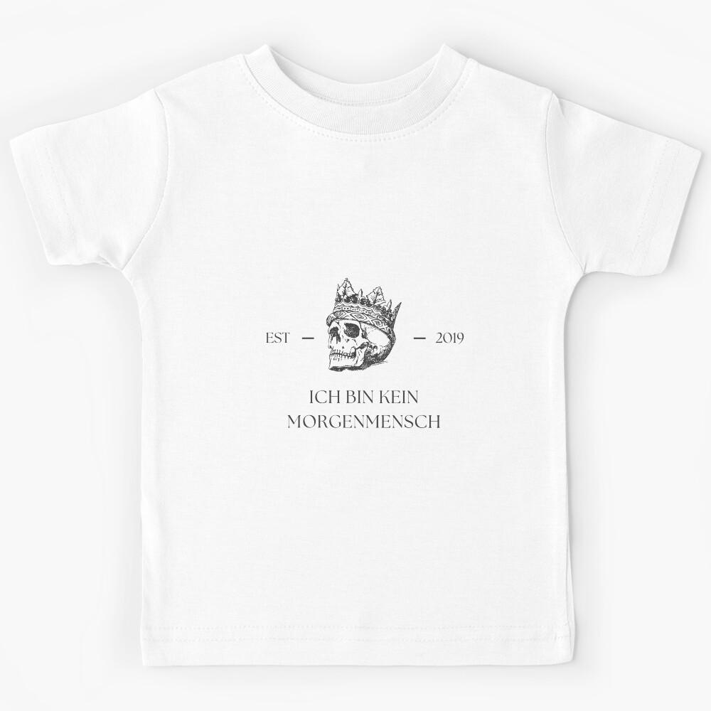Ich bin kein Morgenmensch - Not a Morning Person, Funny German Design 2 Kids T-Shirt 130