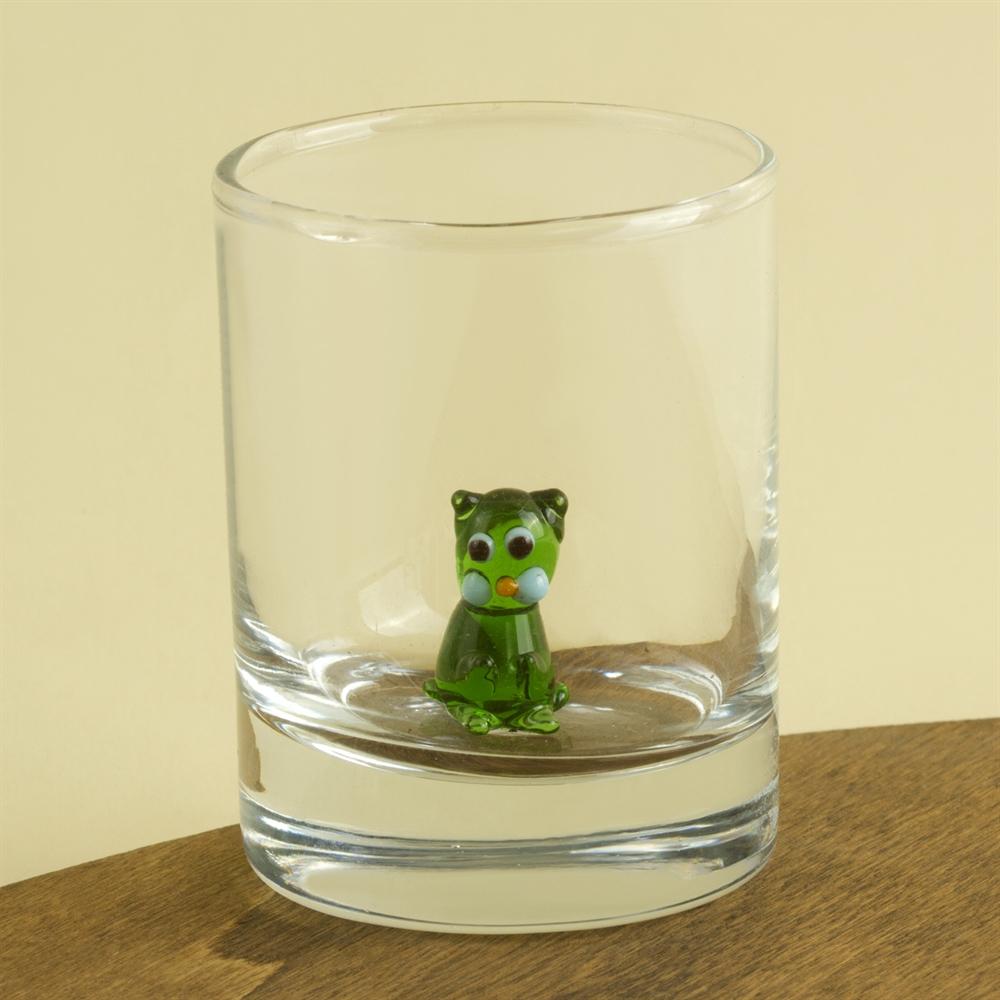 

Маленькая стеклянная чашка для кошек