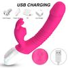 Xuan Ai A2 Heated Rabbit Vibration Stick - Smart Telescopic Female Masturbator