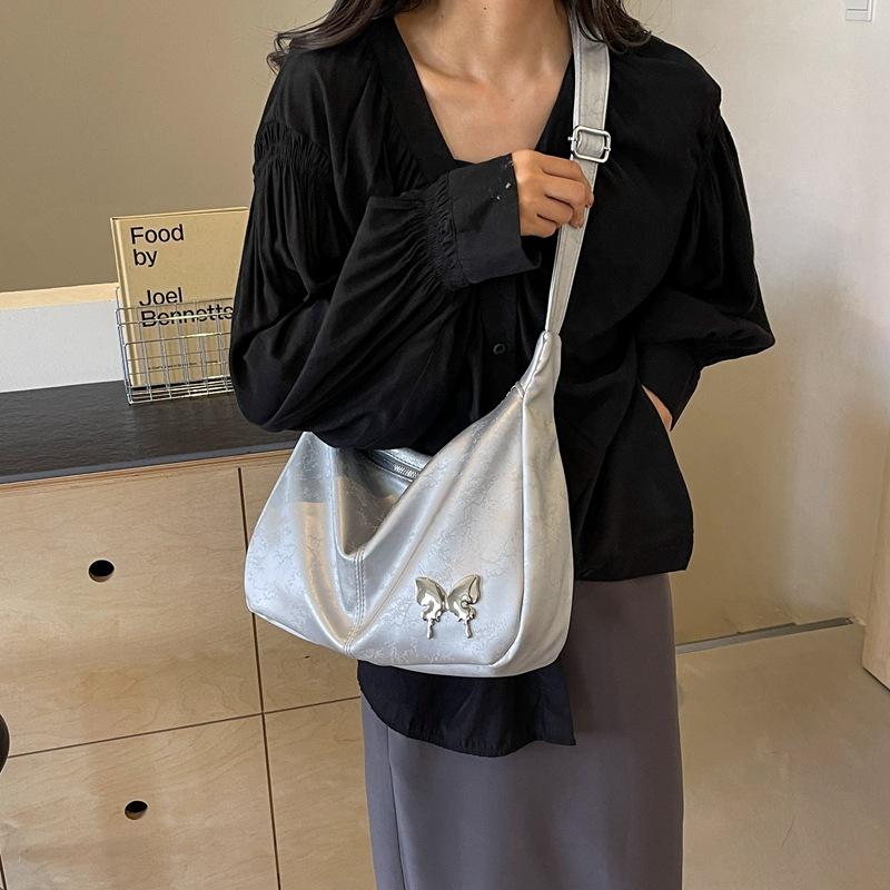 Large Capacity Bag for Women's New Summer Beautiful Simple Niche Personality Single-shoulder Crossbody Bag for Women