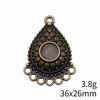 2025 Trend Accesories Water Drop Earring Connector Accessories Parts Ornaments For Home Accessories Parts
