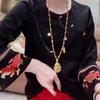 Women's Retro Red Long Sleeve Spring Pullover
