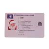 Decoration Sleigh Flying Riding License Christmas Card Christmas Gift Santa Claus Driving License