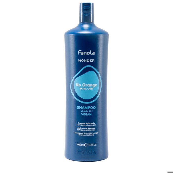 Fanola Wonder No Orange Shampoo 1000ml - Shampoing Anti-orange
