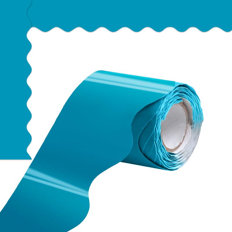 1 Stück Ankündigungstafel-Aufkleber, dynamische dekorative Aufkleber, Mehrzweck-Poster-Randaufkleber, einfarbige Klassenzimmer-Tafel