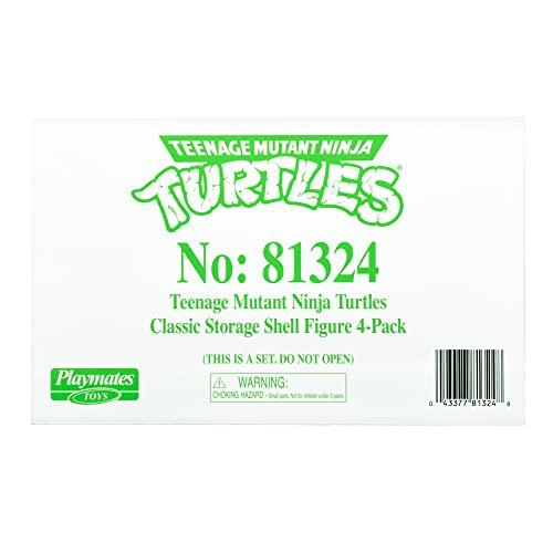 Teenage Mutant Ninja Turtles Playmates Toys Teenage Mutant Ninja Turtles Classic 4-Zoll Schildkröten 4er-Pack Figurenset 81324