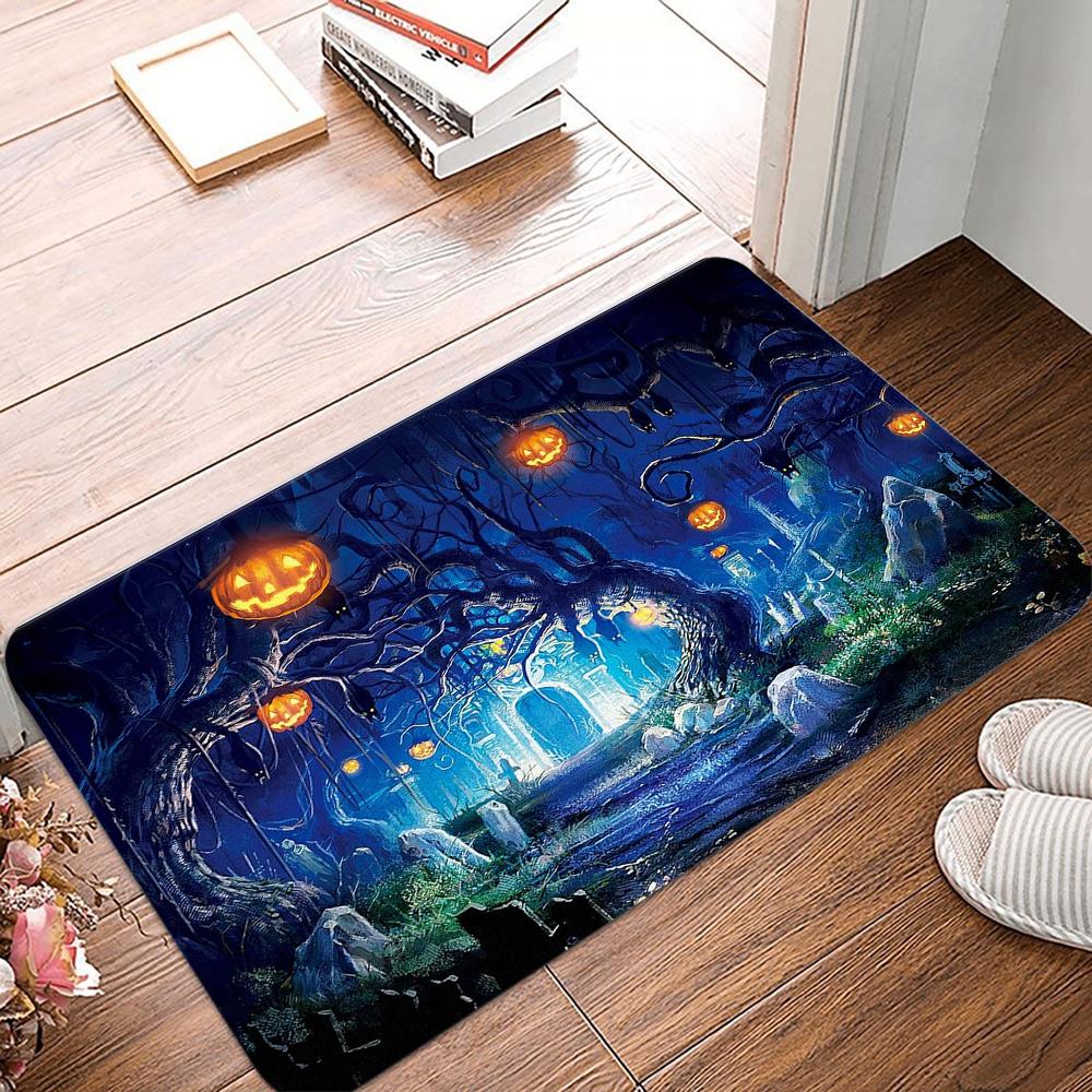 Halloween Vitajte Vstupný rohožka Domáca dekorácia Koberec Vnútorný Vonkajší Podlahová rohožka Obývacia izba Spálňa Kúpeľňa Kuchyňa Koberec