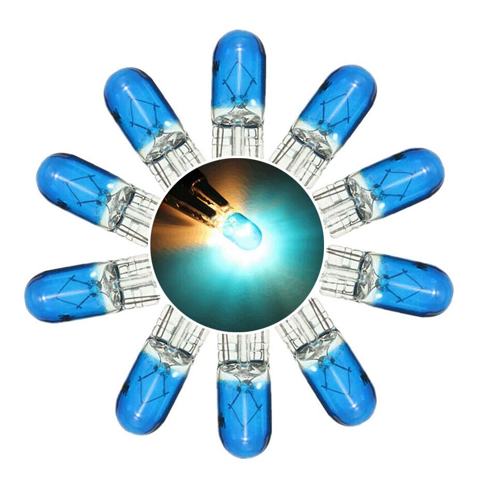 10Pcs Blue T10 501 W5W Interior Car Side Light Dash Panel Gauge Bulb Accessories