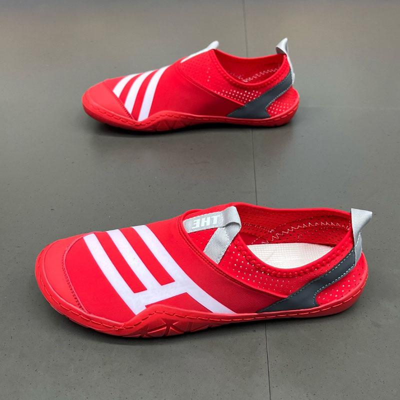 

Summer new mesh breathable lazy driving shoes travel wading shoes summer soft sole 38 красный