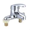 Zinc Alloy Two-Hole Bathroom Faucet Deck Mounted  Ceramic Cartridge Cold Water Tap 10Cm Center Distance
