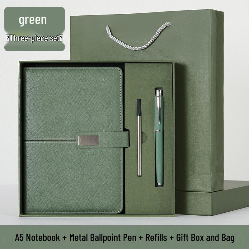 Custom Logo High-End Business Notebook Gift Set - Ideal for Company Events and Annual Meetings