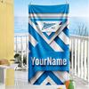 Fc Zenit Saint‑petersburg Customize Text Beach Towel Super Soft & Absorbent Portable for SwimmingBeachCamping Travel Beach AccessoriesGym