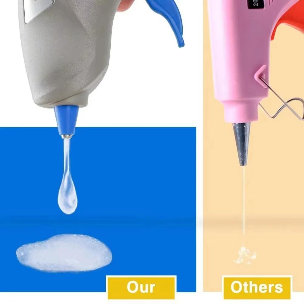 Hot Melt Glue Gun, Multi-color Versatile Glue Gun, Glue Rod DIY Manual High-temperature Hot Melt Gun