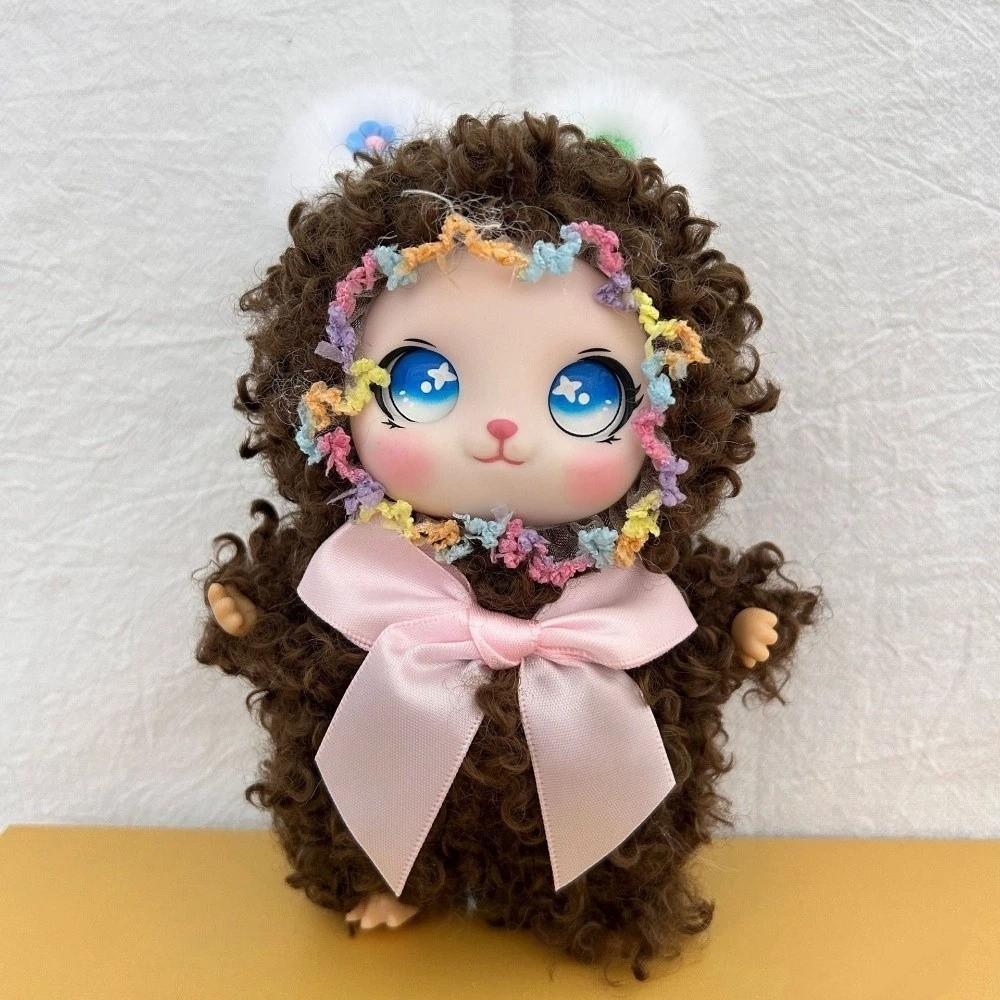 Fluffy Bear Keychain Decorations Bag Charm Key Ring Plush Doll Pendant Bag Key Decor