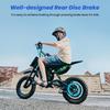 A14 Kids ELECTRIC DIRT BIKE 14 Inch 500W Motor 36V5.2Ah Battery 20-22km Range Shock Absorption, Bluetooth LED Lights