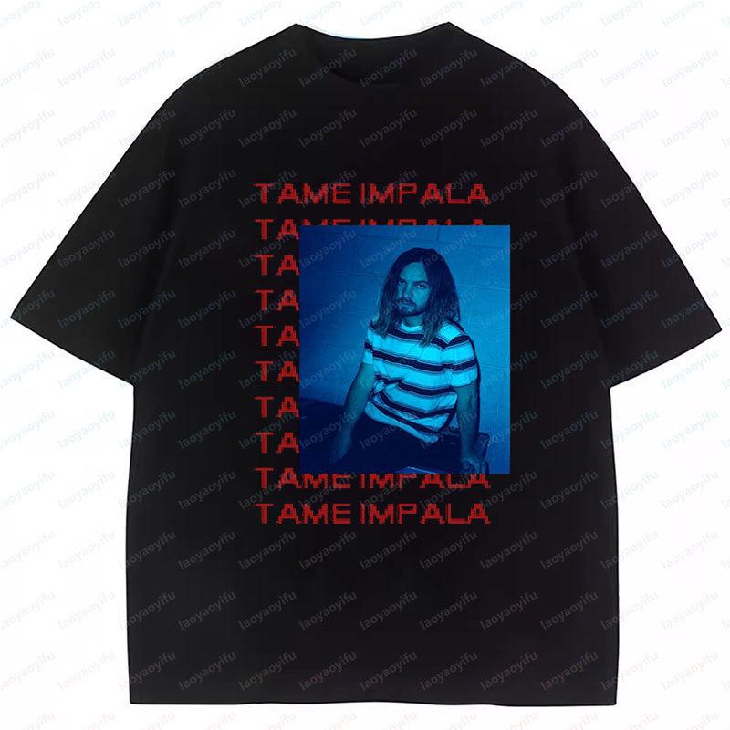 Rock Band Tame Impala Camisetas Innerspeaker New Arriverd Men s Short Sleeve Graphic T Shirts Cheap Clothes Vintage Retro Style S разноцветный