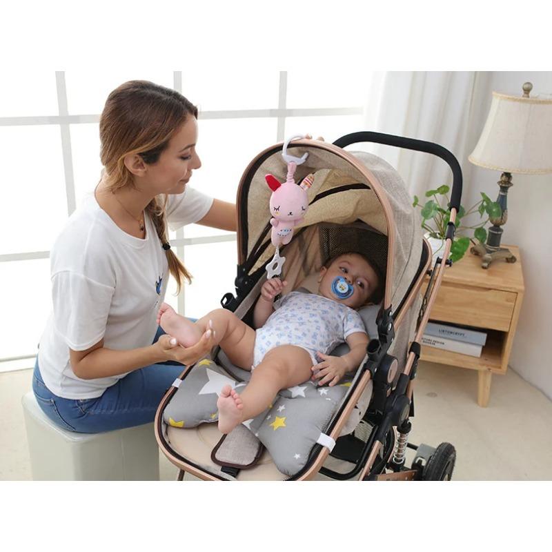 Baby Rattles Mobiles Cartoon Animal Bell Toy Newborn Baby Rattle Hanging Plush Lovely 0-24 Months Teether Toys Christmas Gift