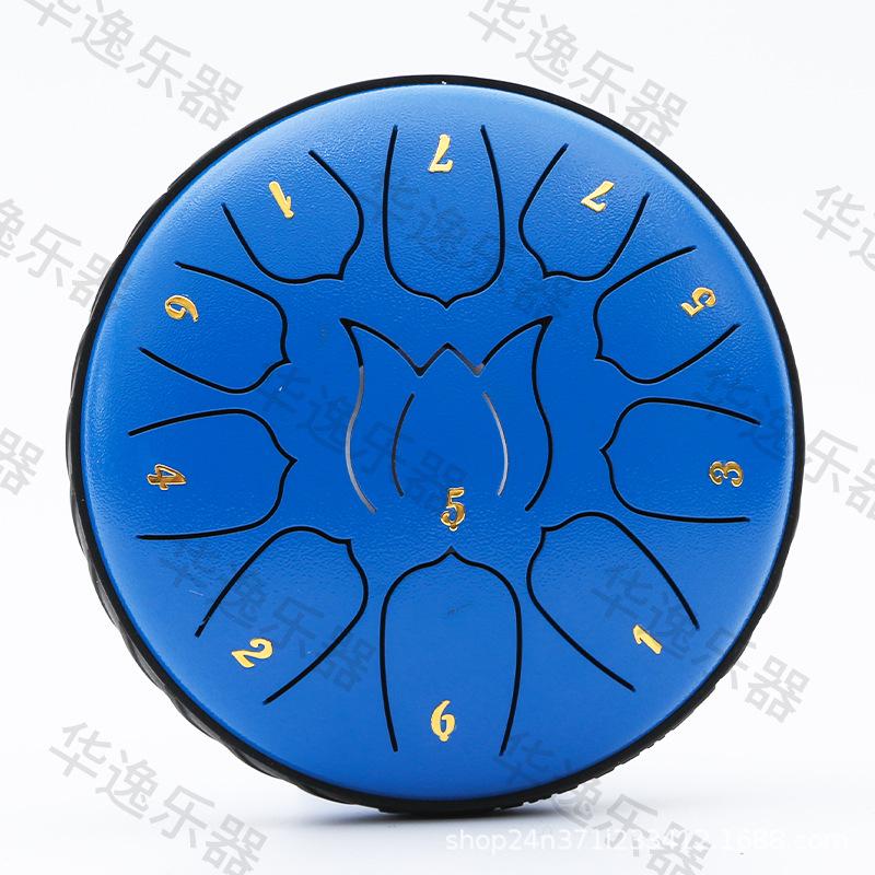 Эфирный стальной язычковый барабан 6 дюймов, 11 нот, для начинающих - Ударный обучающий инструмент