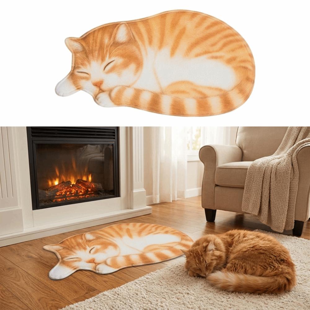 Wear Resistant Design Simulation Cat Floor Mat Living Room Tea Table Bedside