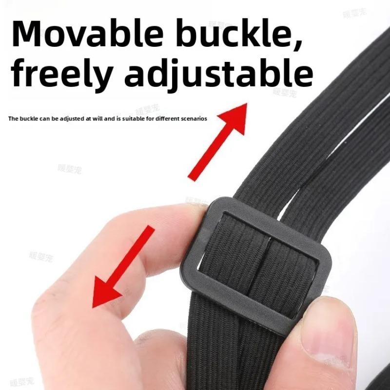Motorcycle Helmet Straps with Hook Retractable Elastic Rope Helmet Luggage Adjustment Fix Buckle Rope Motorcycle Accessories