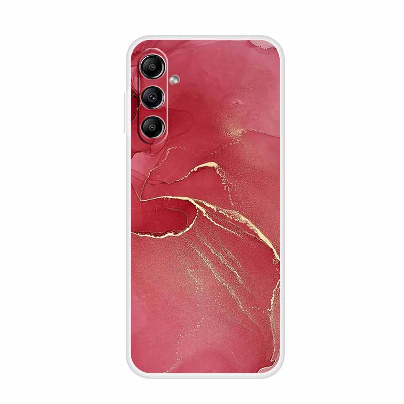 For Samsung Galaxy A14 A34 A54 5G Marble Soft Case Silicone TPU Phone Back Cover Coque for Samsung A 54 34 14 4G Cartoon Fundas