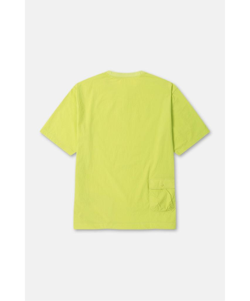 Koolongseupocheu Men'S Daypack Loose Fit Out-Pocket Round Neck Short Sleeve T-Shirt Tltcm26691App
