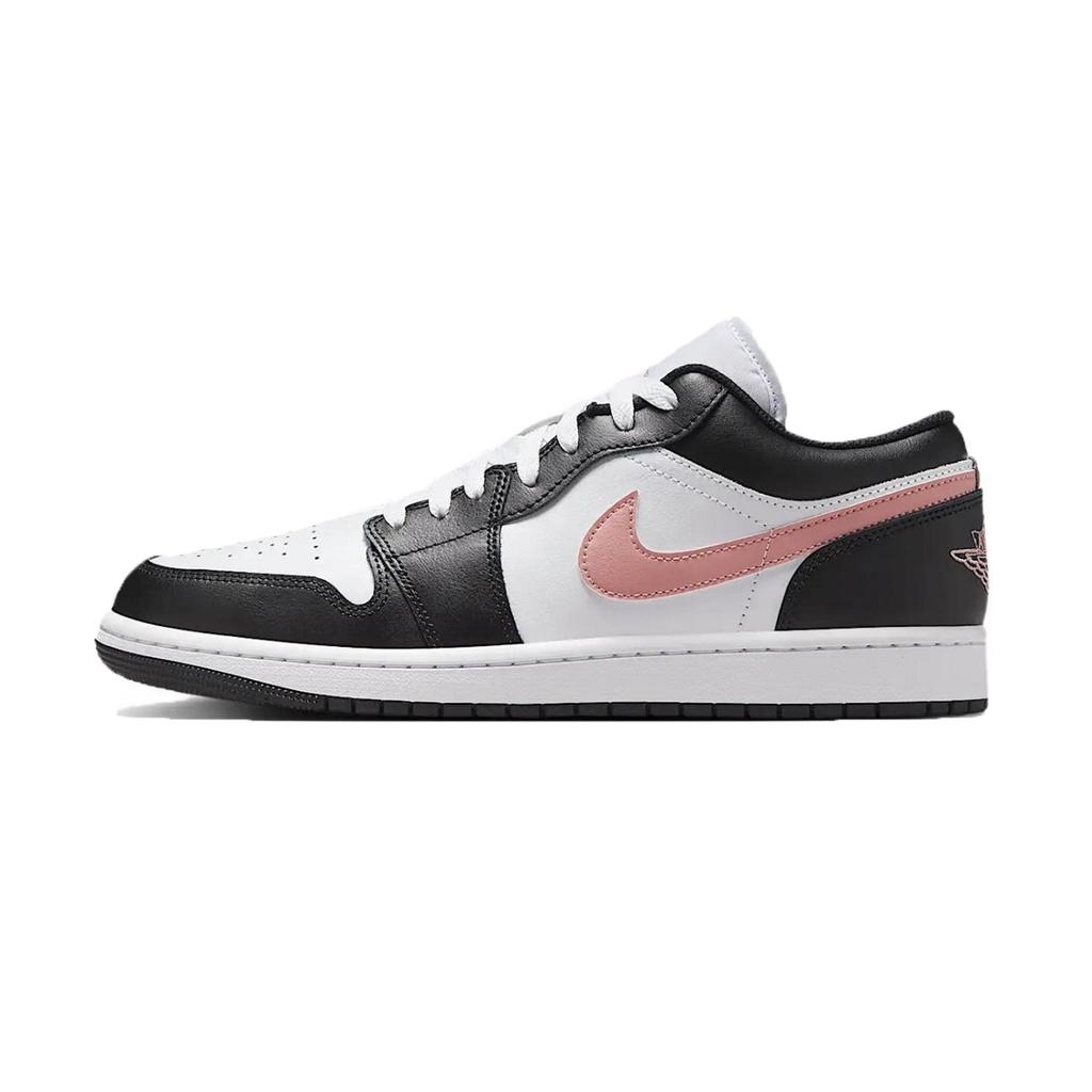 Jordan Air Jordan 1 Cow Leather Abrasion Resistant Low top Skateboard Shoes Unisex Gray 553558-165(team1954-)