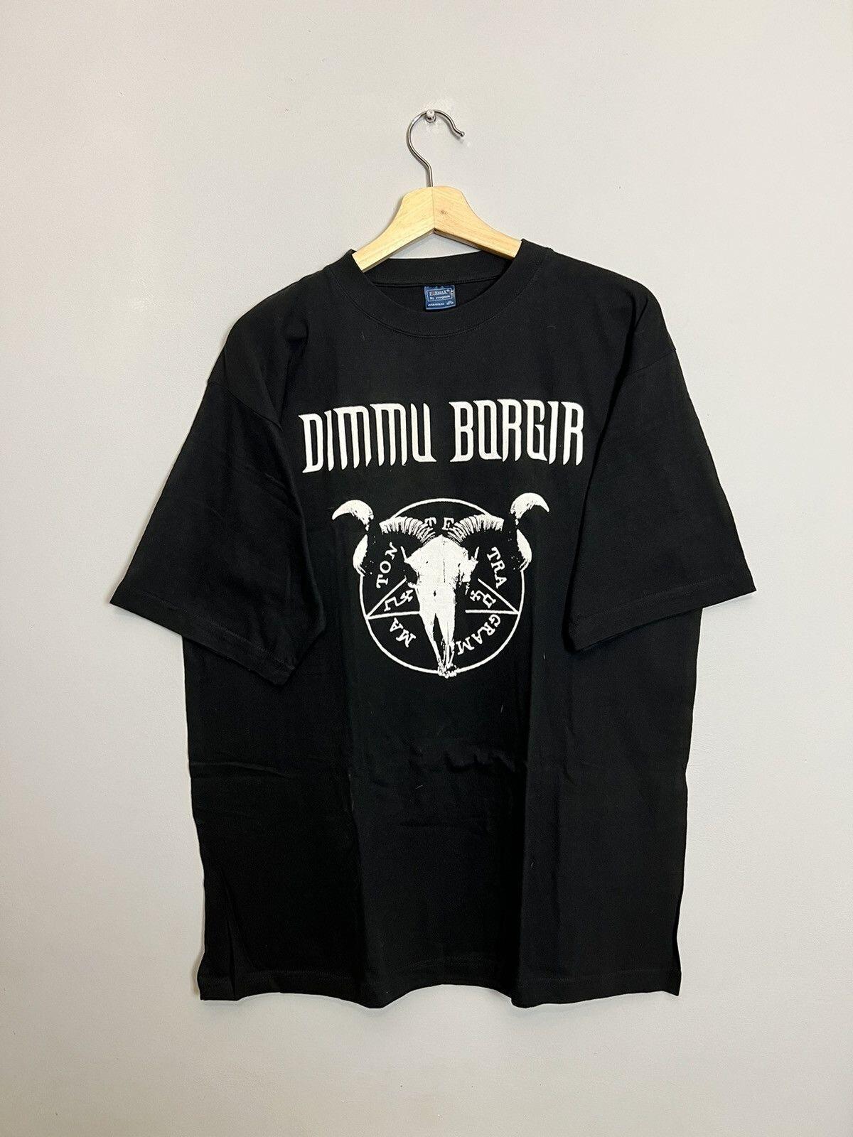 Rare Vintage Dimmu Borgir 00s Metal Band Death Cult Unisex T-Shirt L