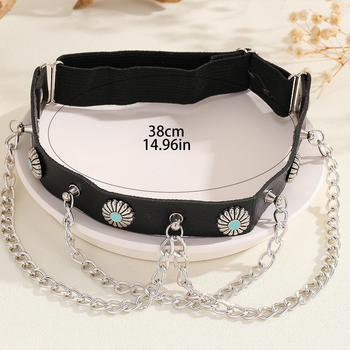 

Женская многослойная металлическая цепочка-дейзи для тела и ног для вечеринок серебряный