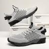 2025 Mesh Men's Casual Sneakers Summer Lightweight Breathable Tennis Shoes New Fashion Lace-up Soft-soled Running Shoes Tênis