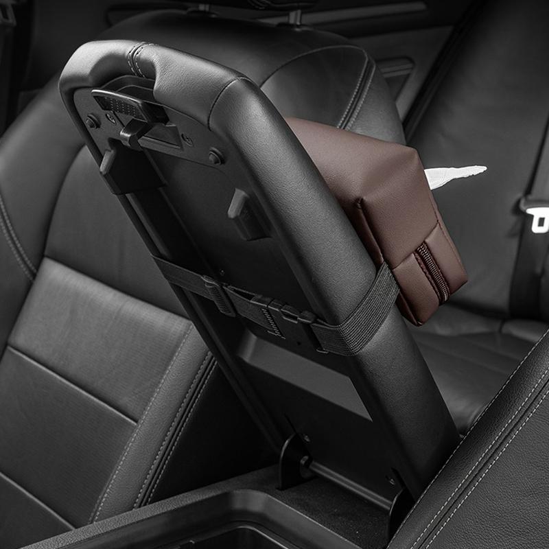 Leather Car Tissue Box Car Towel Napkin Paper Rack Storage Bag For Mercedes Benz W203 W204 W205 W210 W211 W212 W221 W222 CLS CLA