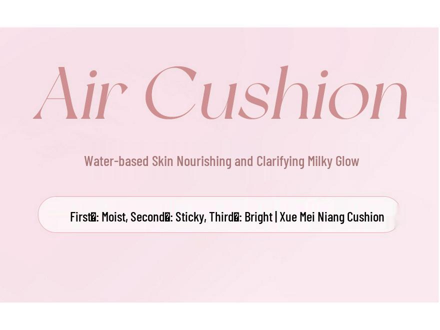 NOVO Milky Glow Long-lasting Cushion Foundation: Hydrating, Lightweight, Waterproof, Sweat-proof, Oil Control Concealer BB Cream