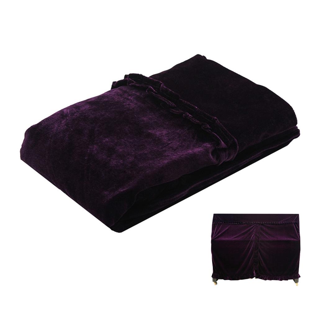 5Colors Fashionable Pleuche Upright Full Piano Dust Cover  Instruments Accessory Decoration