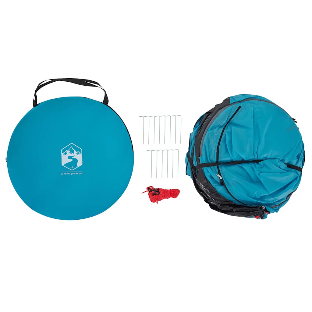 Privacy Pop Up Tent Blue Waterproof
