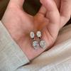 Fashion Charm Sparkling Zircon Women'S Earrings Luxury Gemstone Wedding Accessories Small Earnail Jewelry