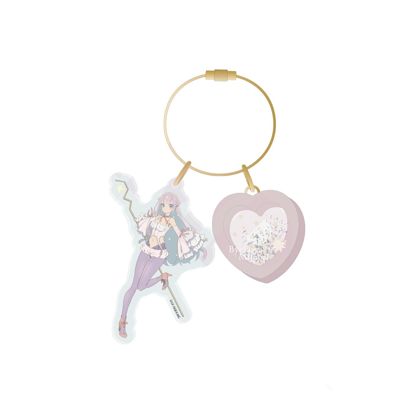 

Magical girls and evil were once Byakuya Mimori Heart Shake Keychain enemies.