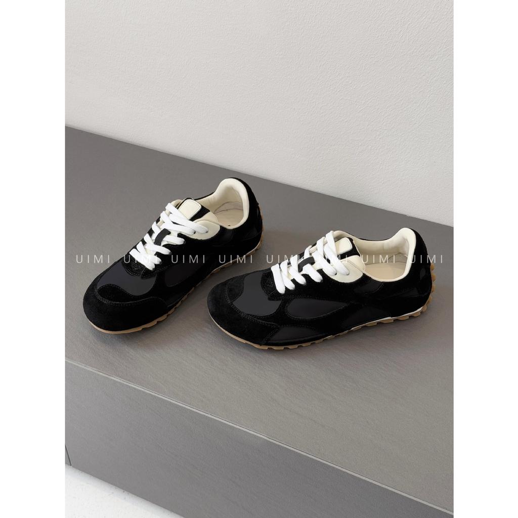 Liu Wen has the same BV Dexun Forrest Gump shoes for women's new versatile retro contrasting colors, ugly and cute big head breathable sports and