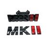 Gloss Black MKII Grill Outlet Letter Logos GOLF 2 Trunk Emblem MK2 3D Car Stickers