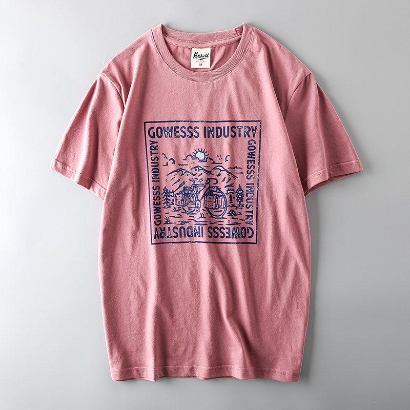 Trendy Cut Label Fashion Short Sleeve Hong Kong Style Street T-Shirt