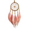 Car Pendant Dream Catcher Mori Feather Wind Chimes Creative Decor Qixi Festival Birthday Gift for Girl Heart Home Decoration