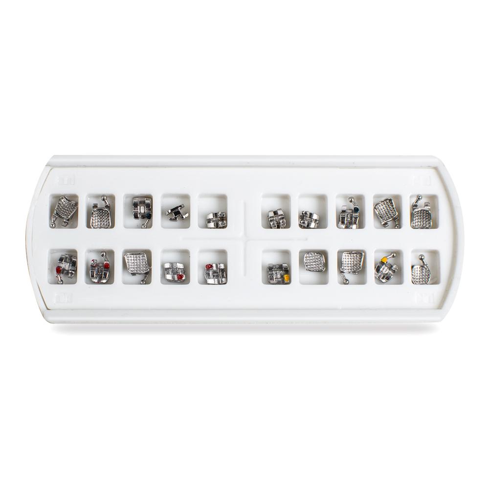 

20 шт., стоматологические брекеты для ортодонтии, стандартные MBT 022, 3-4-5 крючки