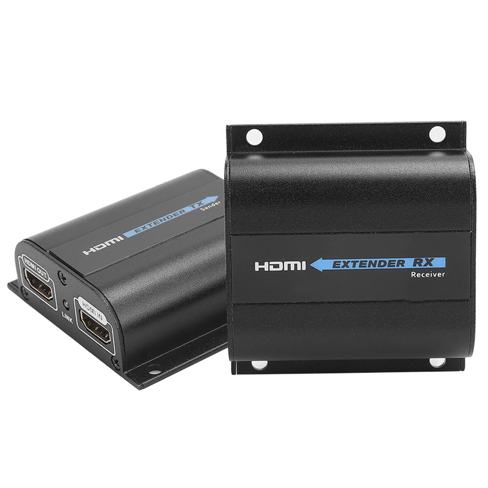 

HD-RJ45 Single Net Cable 60M Инфракрасный ИК-удлинитель выходного сигнала LKV372Pro Напряжение питания EU Plug