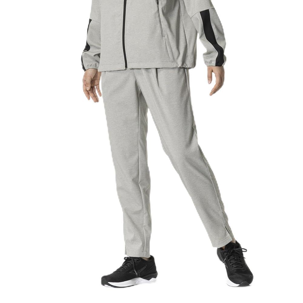 Mizuno Stretch Cloth Training UPF Gray 32MDB345 Women's Ankle-Length Pants, Sweat-Wicking, Quick-Drying, 50+, Heather,