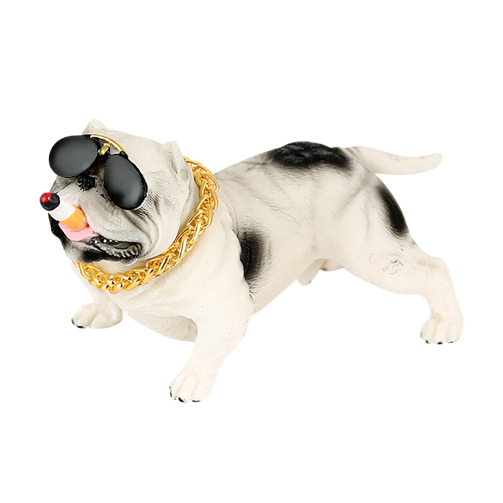 

Украшения для приборной панели автомобиля Bully Dog Украшение для салона автомобиля Украшение для салона автомобиля из смолы Милый креативный декор для дома для мужчин белый