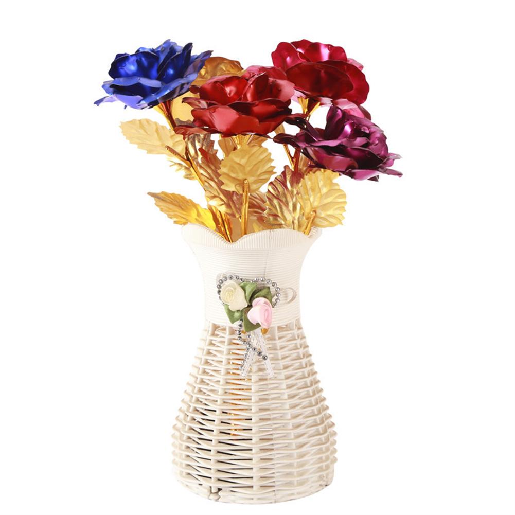 Artificial Rose Artificial Flower Foil Rose For Valentine