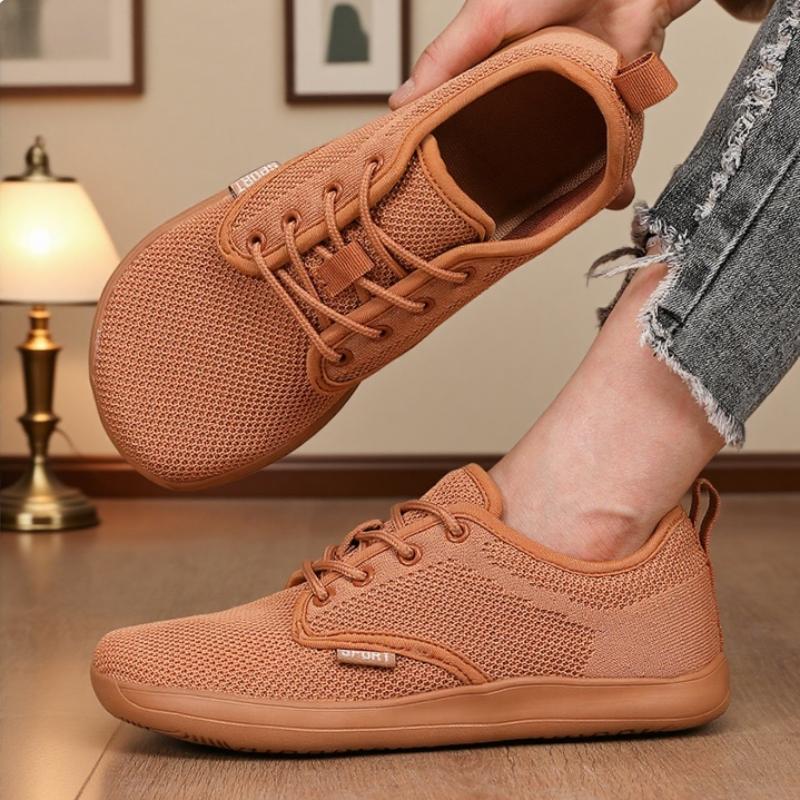 Women Wide Toe Shoes Breathable  Walking Shoe In  Flat Soft Mesh Single Shoes Ultra Comfortable Wide Toe Sneakers