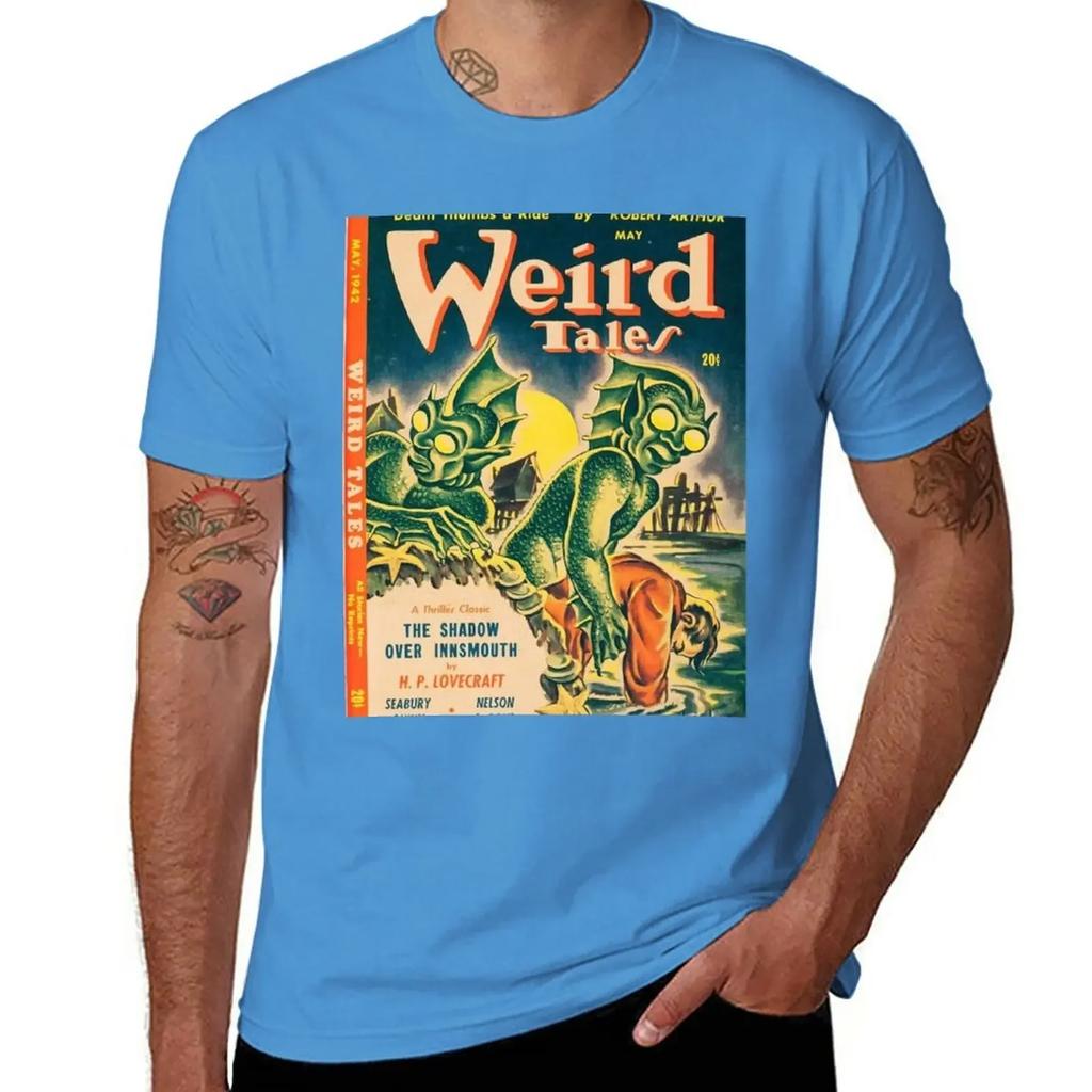 Weird Tales T-Shirt tops customizeds Blouse mens cotton t shirts