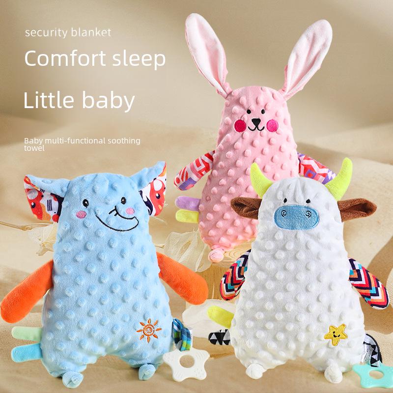 Cross-Border Baby Plush Animal Comfort Towel & Sleep Doll Toy